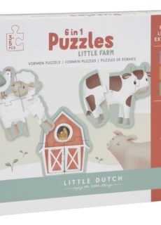 Little Dutch 6 in 1 puzzel | Little Farm