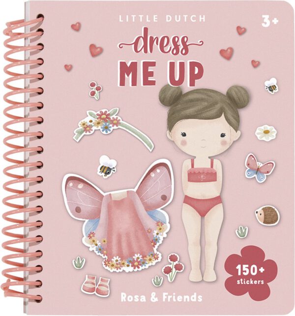 Little Dutch Aankleed- en stickerboek Rosa & Friends