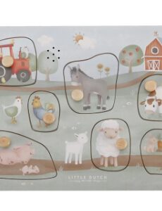 Little Dutch Houten geluidenpuzzel Little Farm