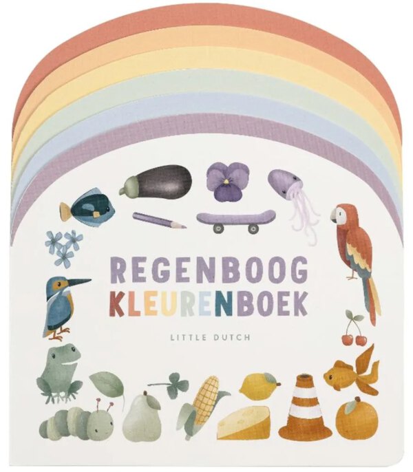 Little Dutch Little Dutch: Regenboog kleurenboek