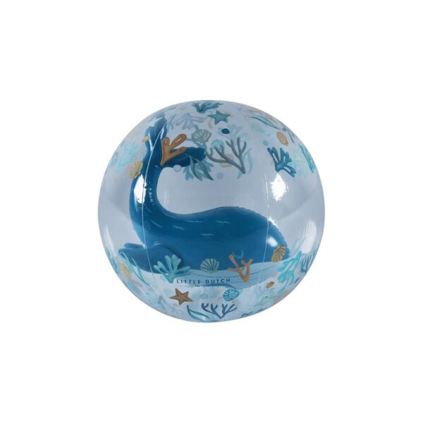 Little Dutch Ocean Dreams strandbal 3D Blauw