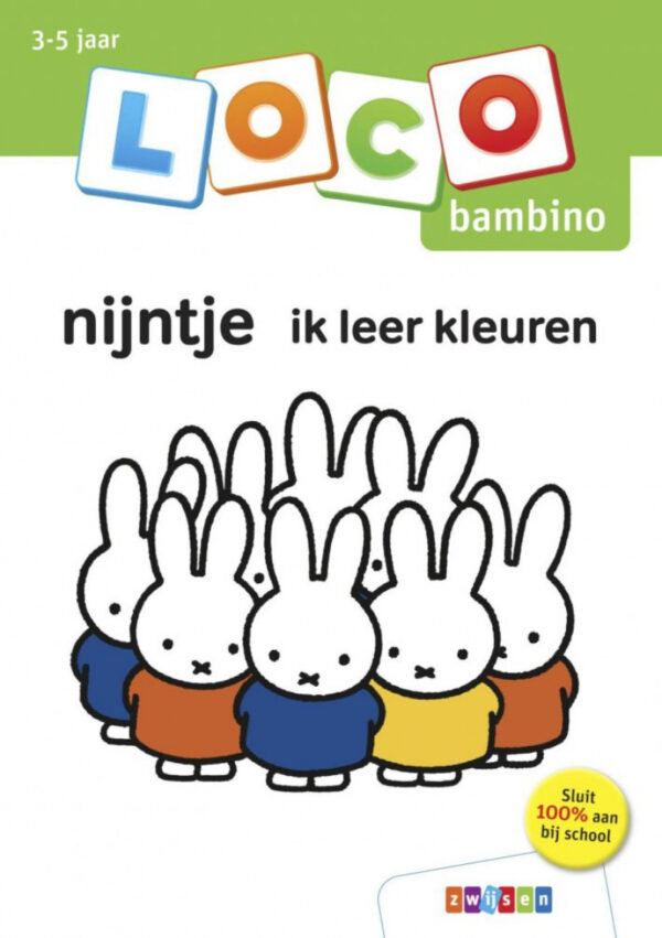 Loco Bambino Oefenboekje Nijntje ik leer kleuren