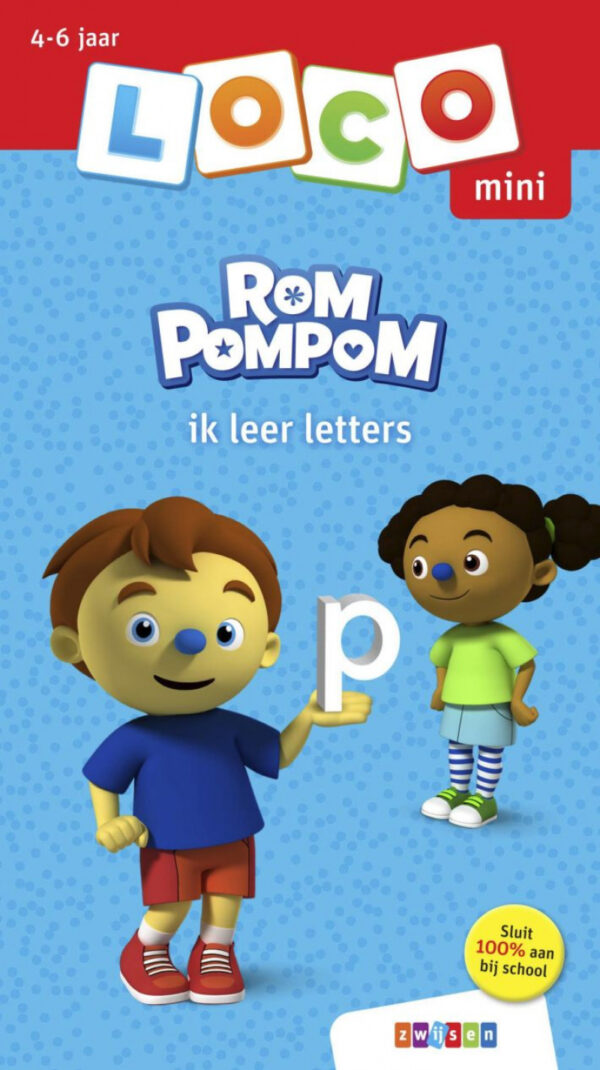 Loco Mini Oefenboekje Rompompom ik leer letters