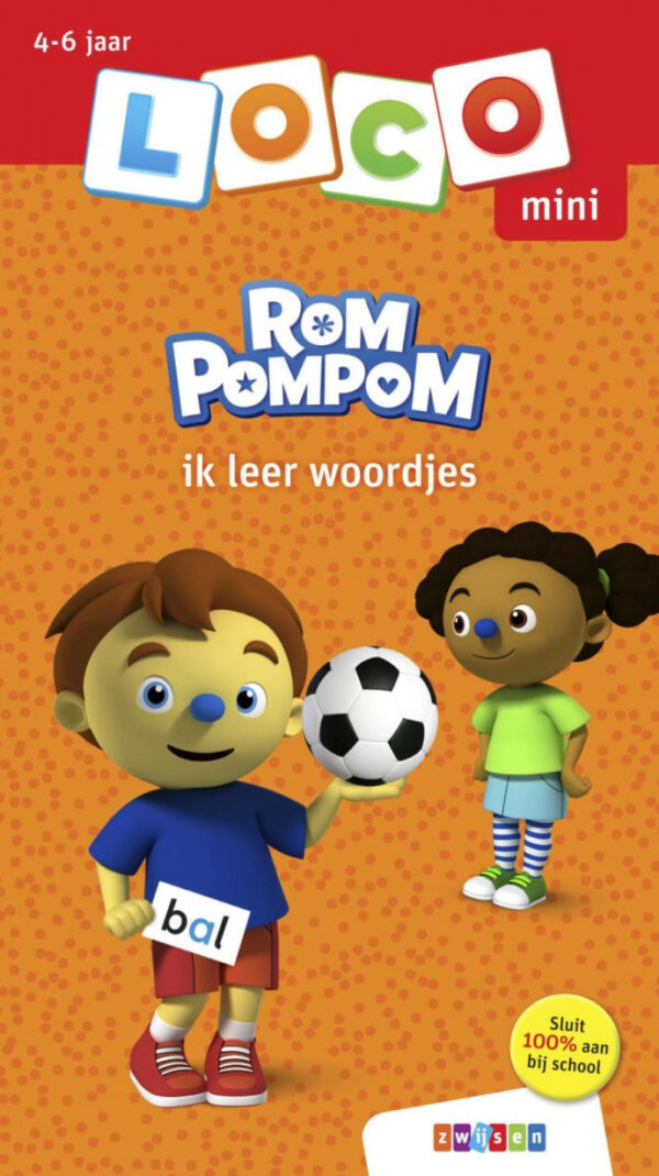 Loco Mini Oefenboekje Rompompom ik leer woordjes