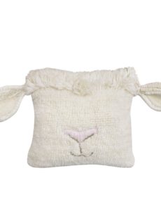 Lorena Canals Woolable Cushion Pink Nose Sheep | Gebreid Kussen 35x35 cm