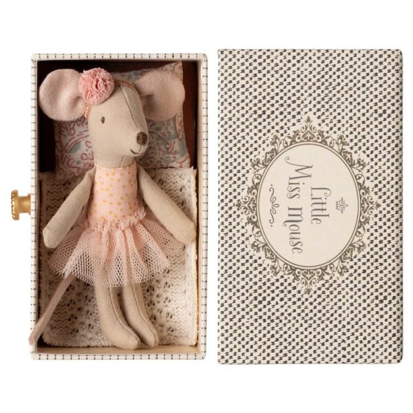 Maileg Ballerina Mouse in Daybed