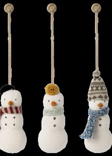 Maileg Kerstboomhanger Snowman Ornament Assorti