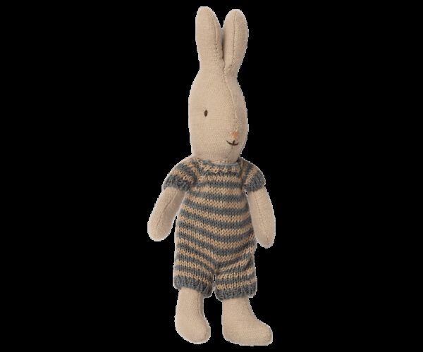 Maileg Micro Rabbit Blauw Beige