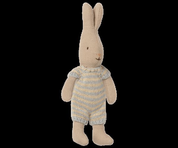 Maileg Micro Rabbit Blauw Geel