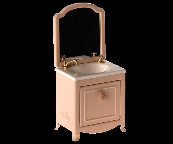 Maileg Muizen Sink Dresser with Mirror Wastafel met Spiegel Powder