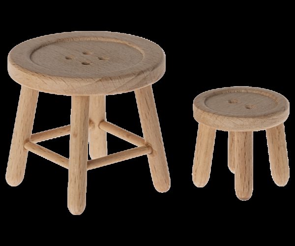 Maileg Muizen Table and stool