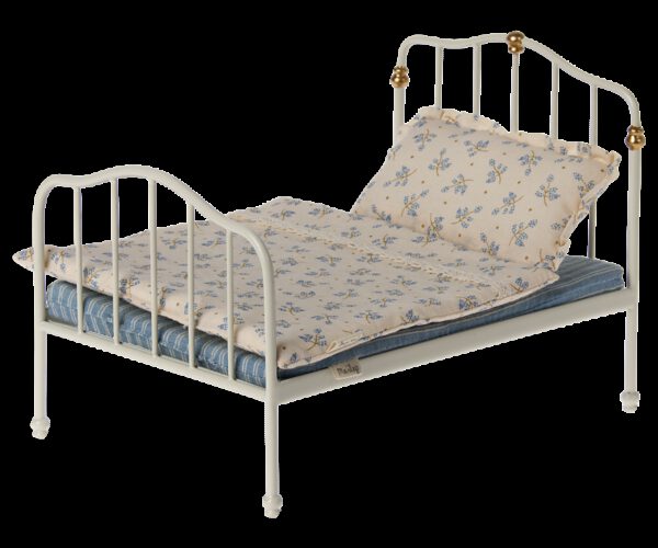 Maileg Muizen Vintage Bed Off White