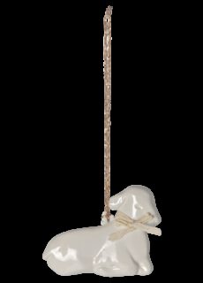 Maileg Pasen Easter Metal Ornament Lamb Off White