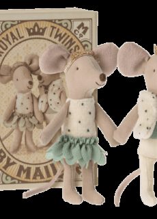 Maileg Royal Twins Mice in luciferdoosje