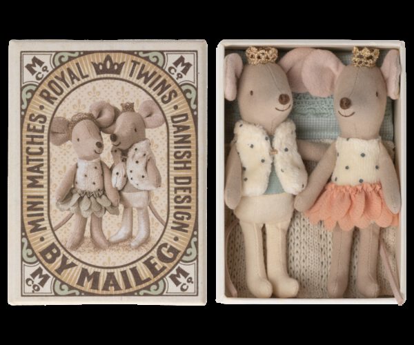 Maileg Tweeling Twins Royal Mice