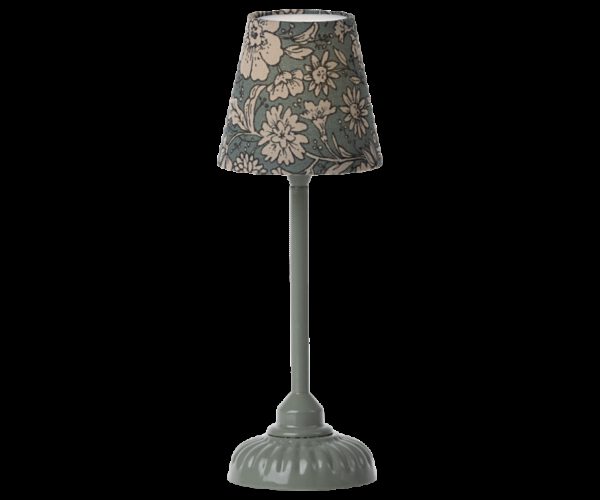 Maileg Vintage floor lamp Small - Dark mint