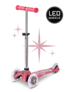 Micro Step Mini Deluxe Glitter LED Roze