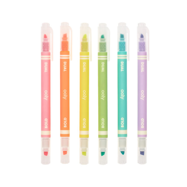 OOLY Neon Markeerstiften Dual Liner Double Ended