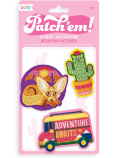 OOLY Patch Em Iron On Patches | Desert Adventure