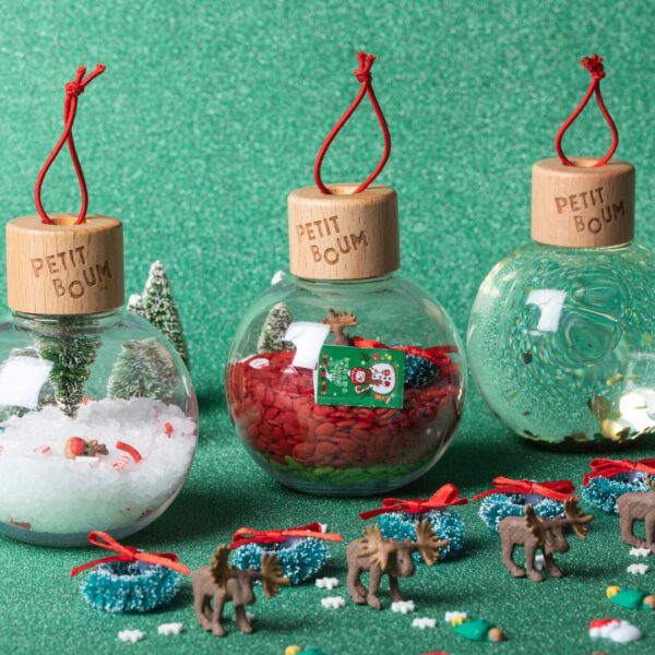 Petit Boum Sensorische kerstballen set van 3