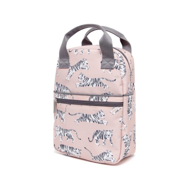 Petit Monkey Backpack White Tigers S