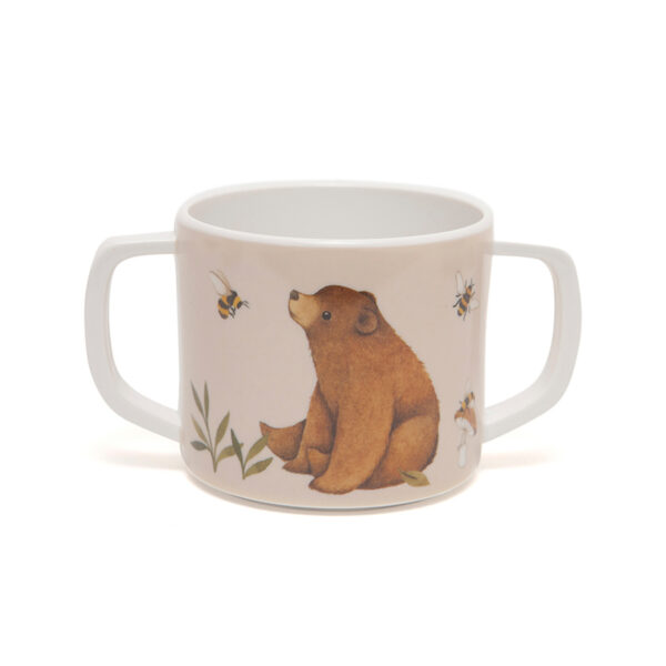 Petit Monkey Melamine Cup Bear with Handles