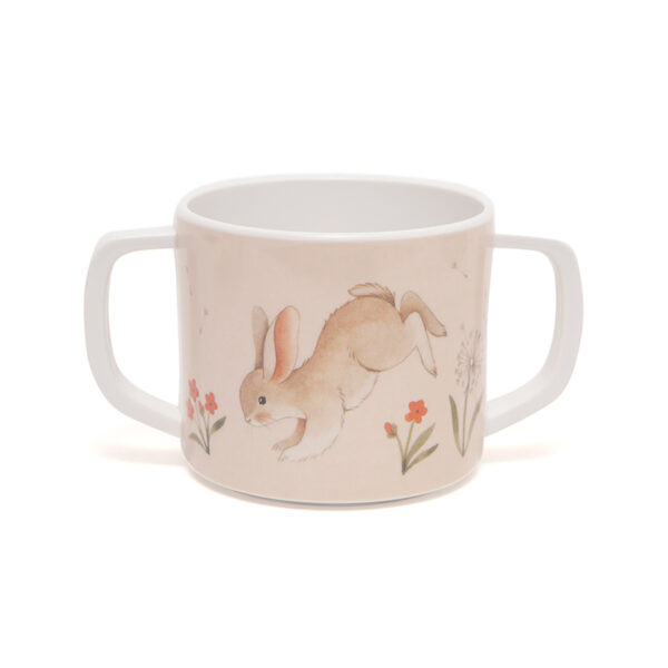 Petit Monkey Melamine Cup Rabbit Clay