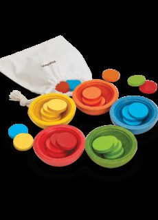 Plan Toys Sorteer en tel cups