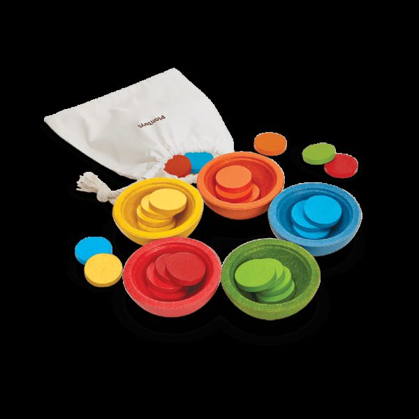 Plan Toys Sorteer en tel cups