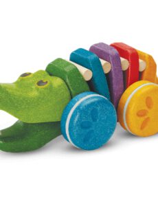 Plan Toys Trekfiguur Rainbow Alligator