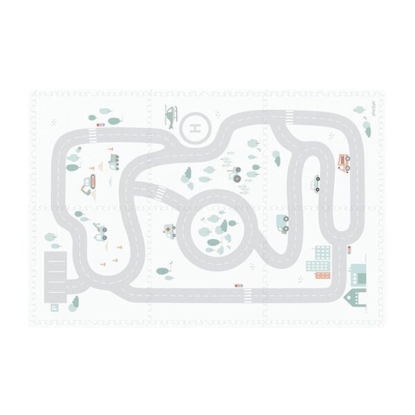 Play & Go Foam Puzzel Speelmat | Roadmap Icons