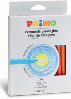 Primo 24 Viltstiften uitwasbaar dun ø2.5mm