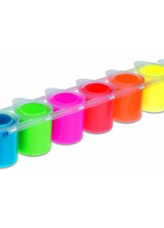 Primo Plakkaatverf in potje | 6 fluor kleuren 25 ml