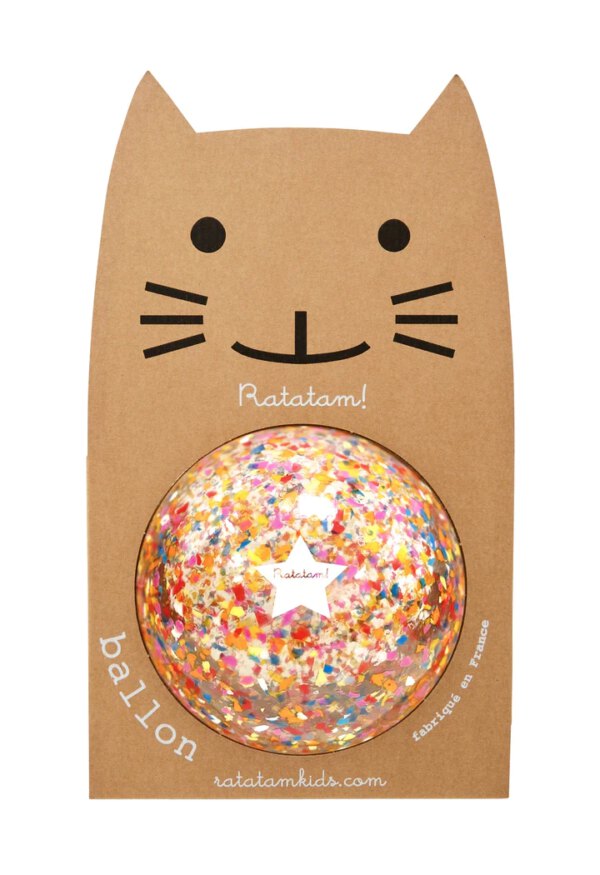 Ratatam Confetti balls cat 22cm