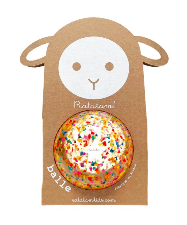 Ratatam Confetti balls sheep 10 cm