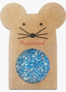 Ratatam Glitter Mouse Stuiterbal Blue