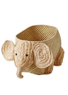 Rice Mand Raffia Basket Olifant