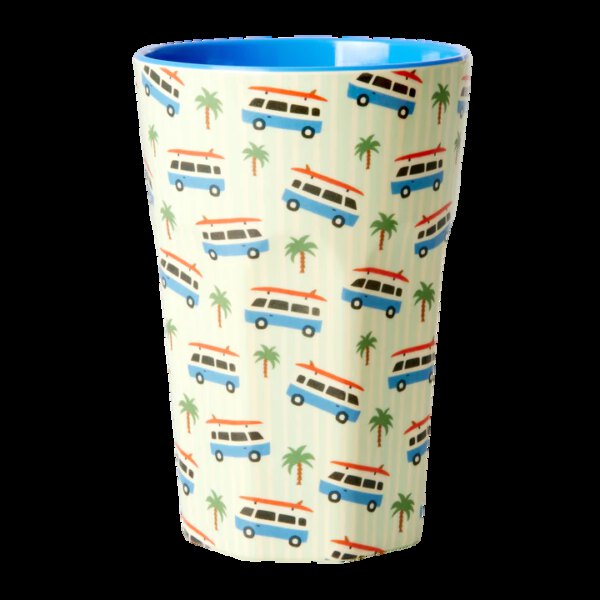 Rice Melamine Beker Cars Blue Large