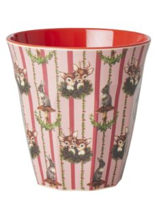 Rice Melamine Beker Deer Red