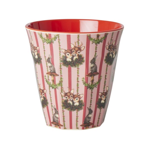 Rice Melamine Beker Deer Red