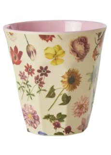 Rice Melamine Beker Floras Dream Medium