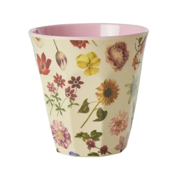 Rice Melamine Beker Floras Dream Medium