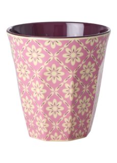 Rice Melamine Beker Graphic Flower