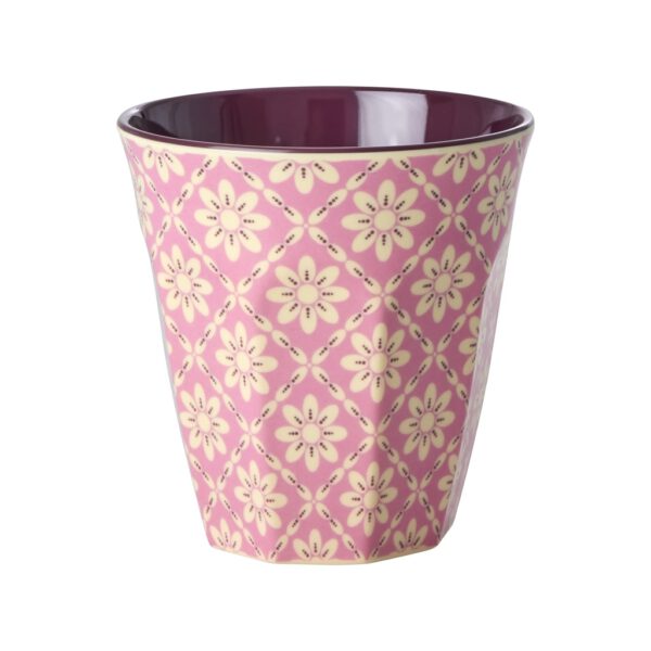 Rice Melamine Beker Graphic Flower