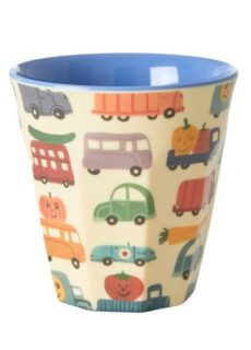 Rice Melamine Beker Happy Cars Medium