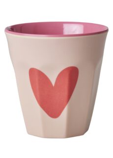 Rice Melamine Beker Heart Medium