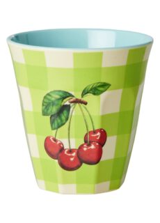 Rice Melamine Beker Love Therapy Cherry Medium