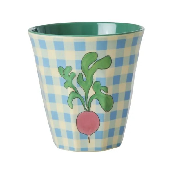 Rice Melamine Beker Ravishing Radish Medium