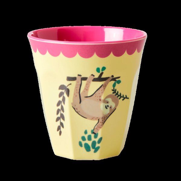 Rice Melamine Beker Sloth Luiaard Medium