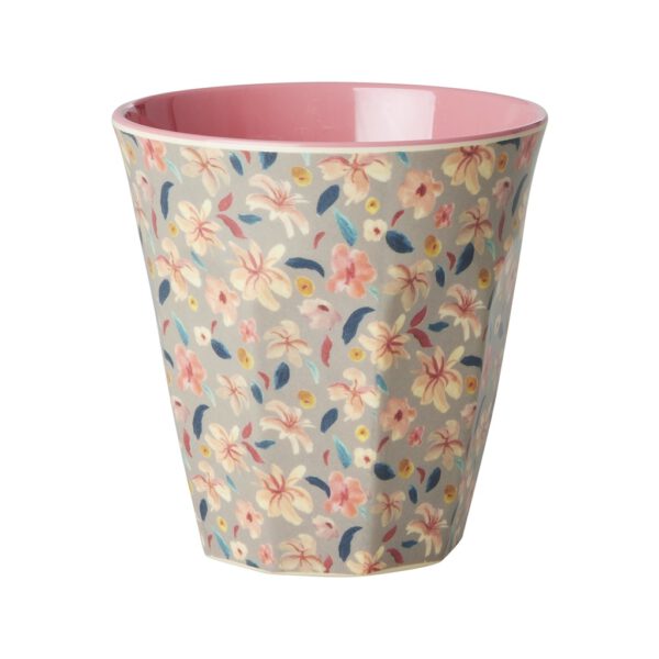 Rice Melamine Beker Small Sandy Flower